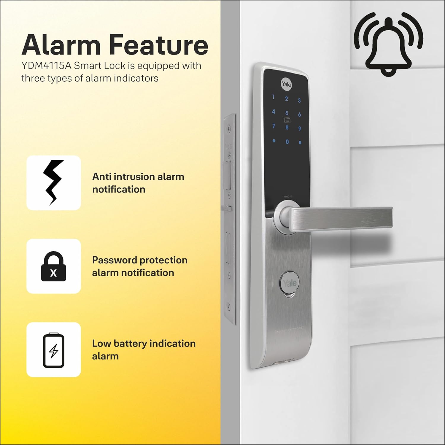Khoá Thẻ Từ Yale YDM 3115A Yale YDM 3115A 8