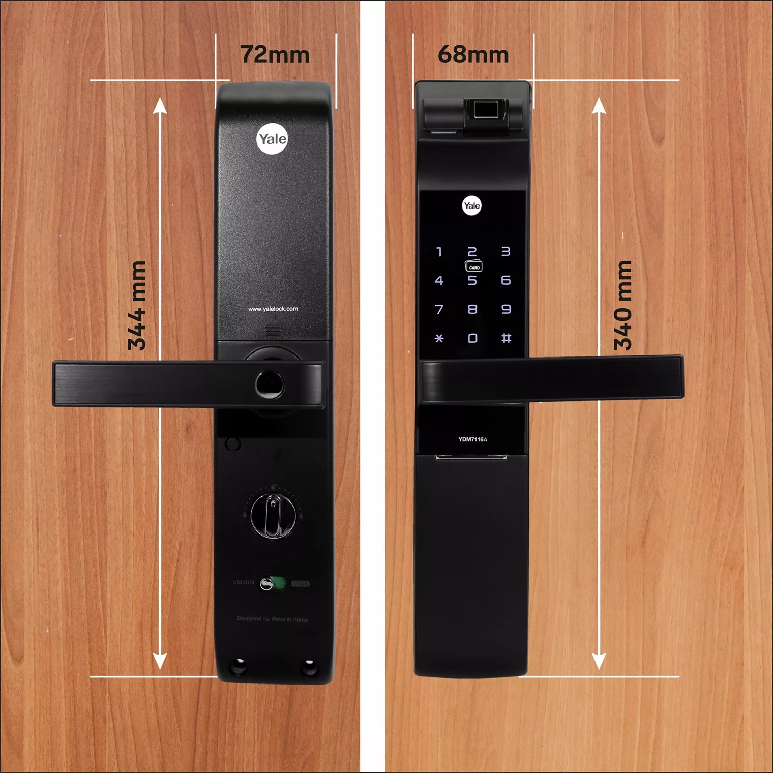 Yale 7116A Black - 4 Yale 7116A Black 4