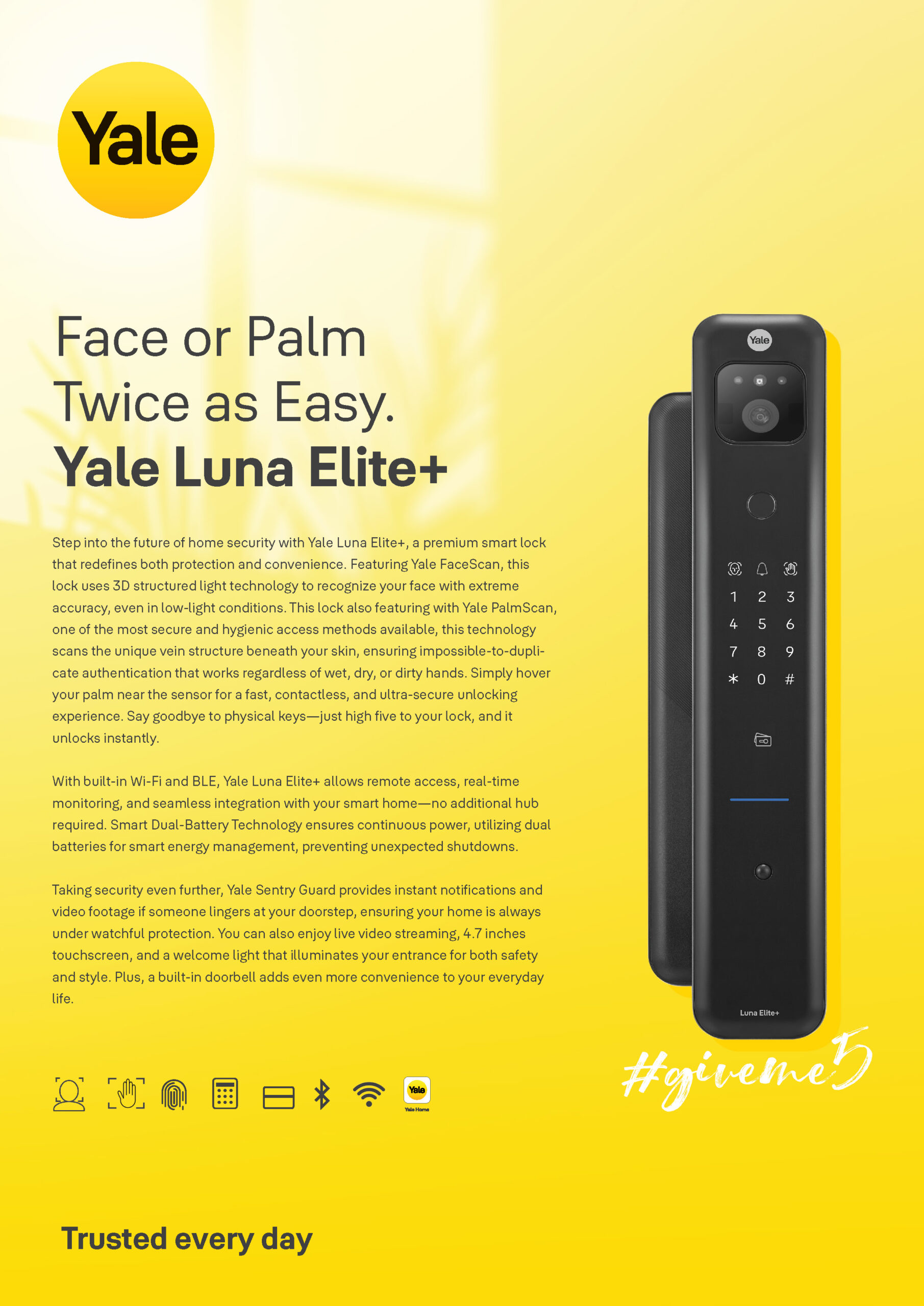 Yale Luna Elite + leaflet yale luna elite plus eng Page 1 scaled