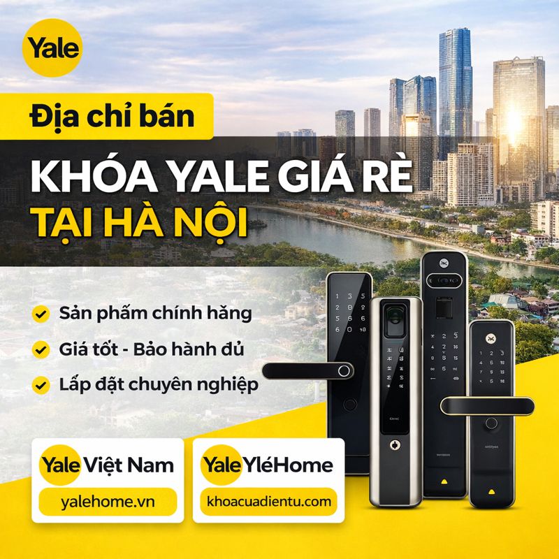 Địa chỉ bán Khoá Yale giá rẻ tại Hà Nội