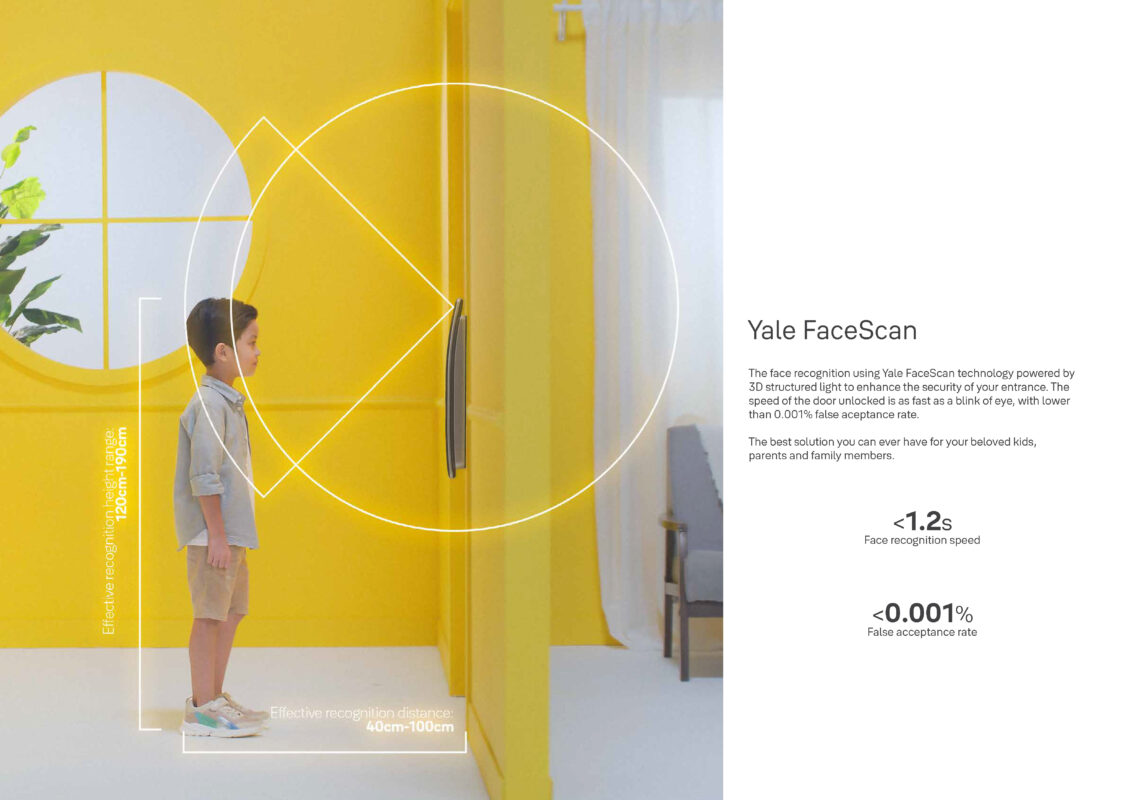 Khoá cửa khuôn mặt Yale Luna Pro+ brochure yale luna pro plus Page 3