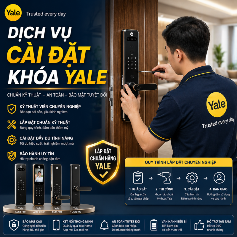 Dịch Vụ Cài Đặt Khóa Yale Dich Vu Cai Dat Khoa Yale